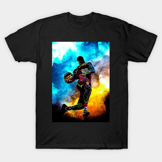 Soul of LeBron James T-Shirt by San Creative